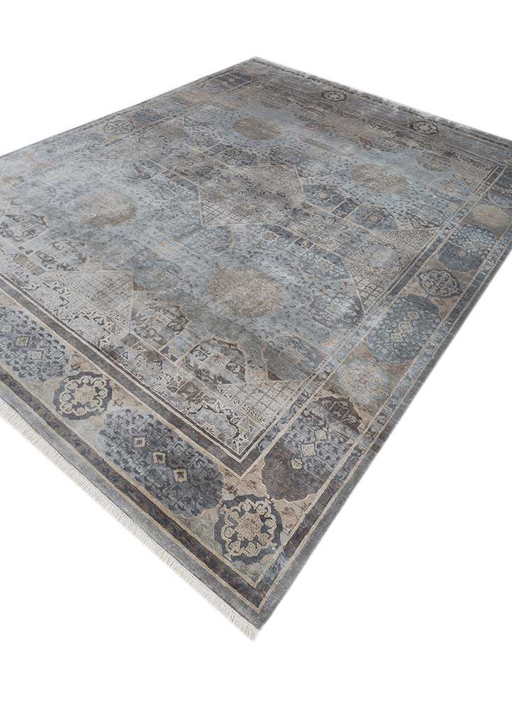 Designer Teppich - 300 x 240 cm - hellgrau - Image 2