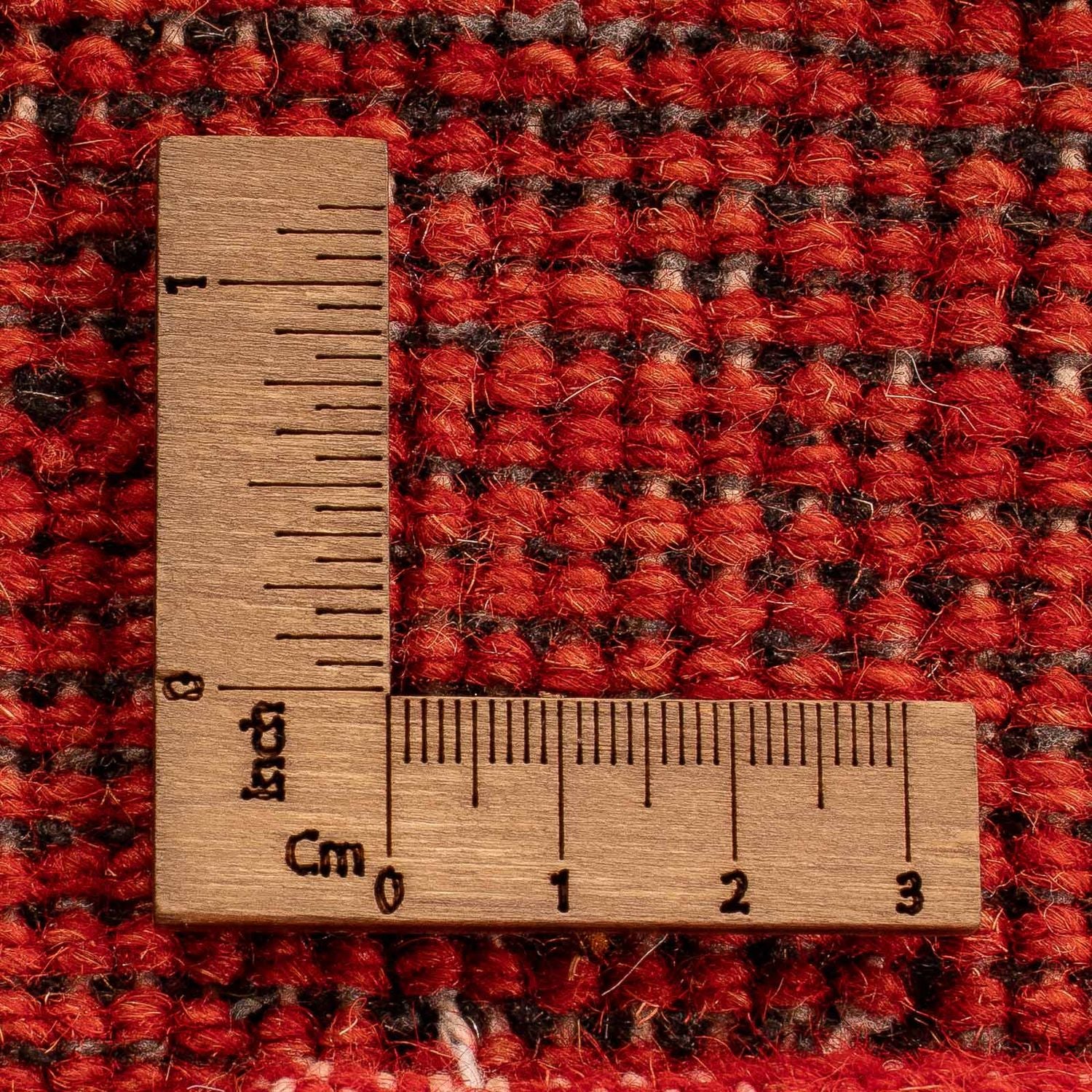 Gabbeh Teppich - Indus 142 x 74 cm - dunkelrot - Image 6
