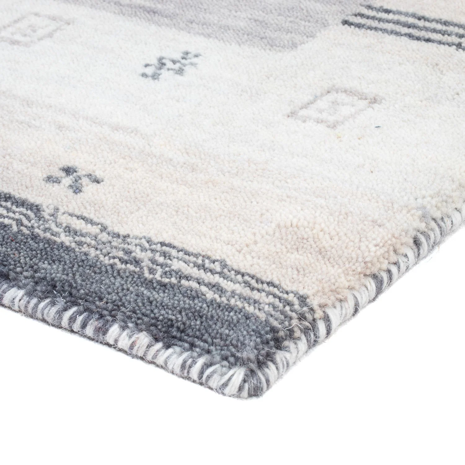 Gabbeh Teppich Indus 145x70cm - Wollteppich - Image 2