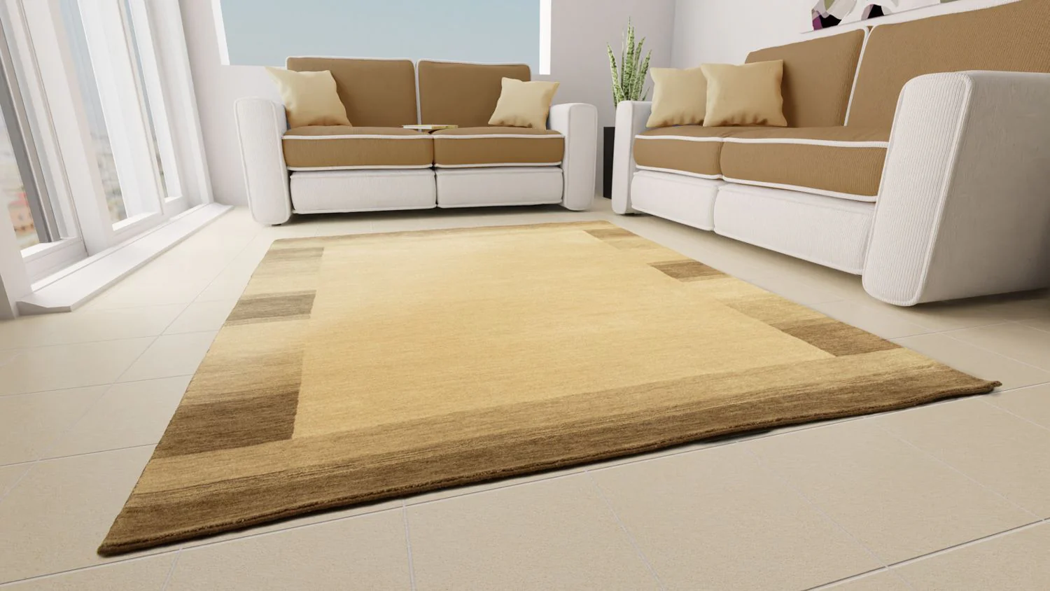 Gabbeh Teppich Indus 160x90cm - Wollteppich - Image 2