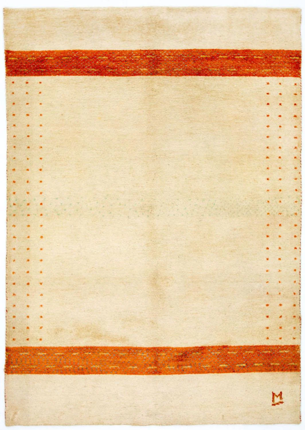 Gabbeh Teppich - Indus 195 x 139 cm - beige