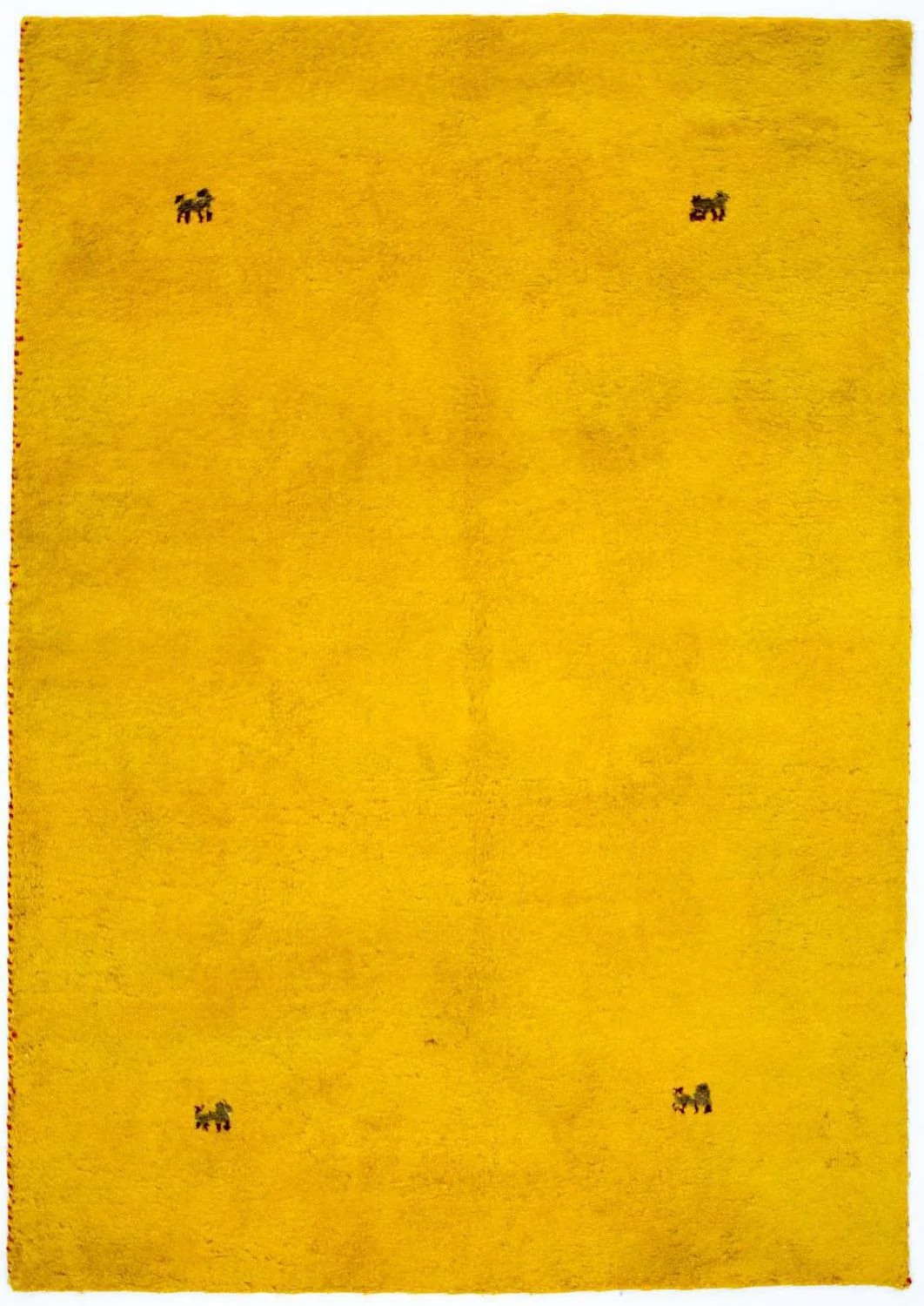 Gabbeh Teppich - Indus 202 x 141 cm - gold