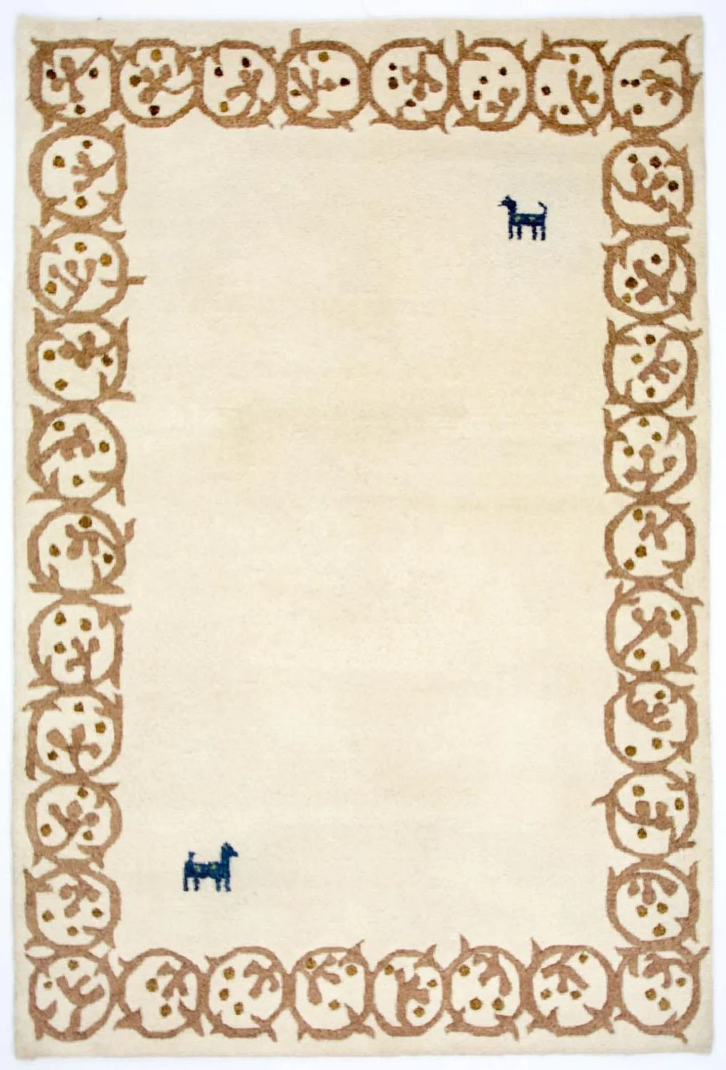 Gabbeh Teppich - Indus 228 x 155 cm - beige