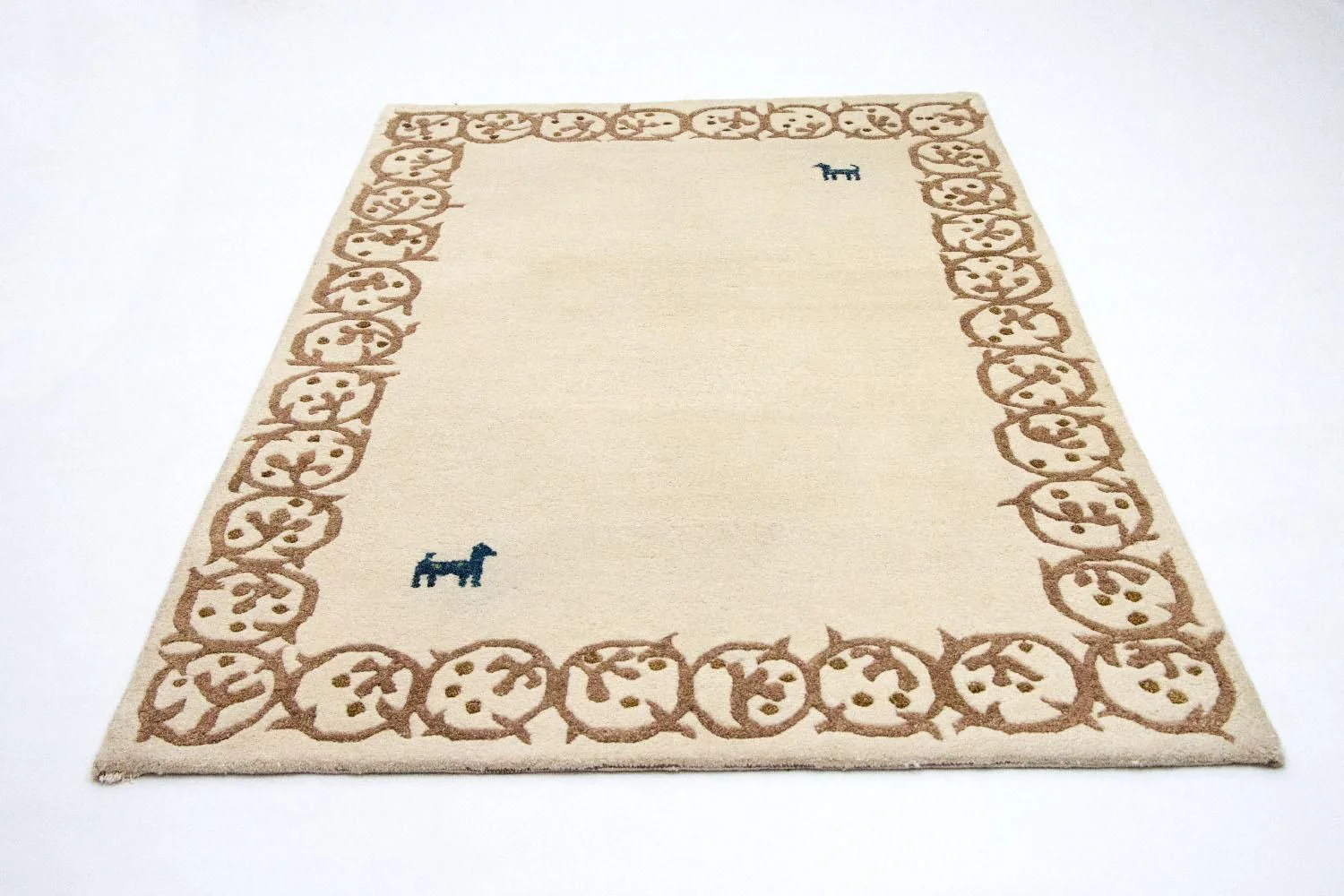 Gabbeh Teppich - Indus 228 x 155 cm - beige - Image 5