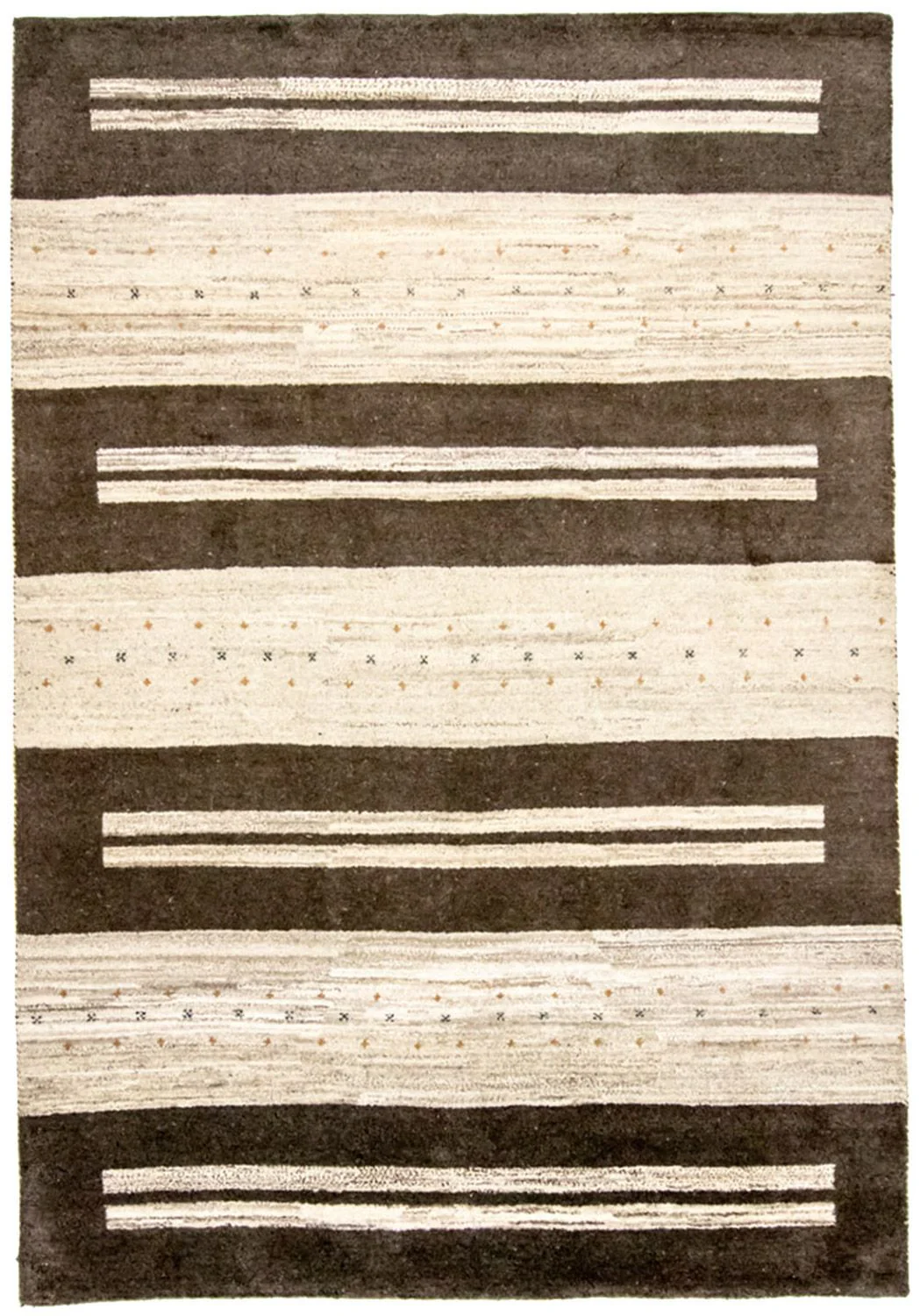 Gabbeh Teppich Indus 293x201cm - Wollteppich