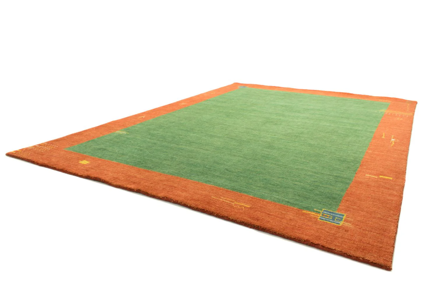 Gabbeh Teppich - Indus 300 x 250 cm - grün - Image 6