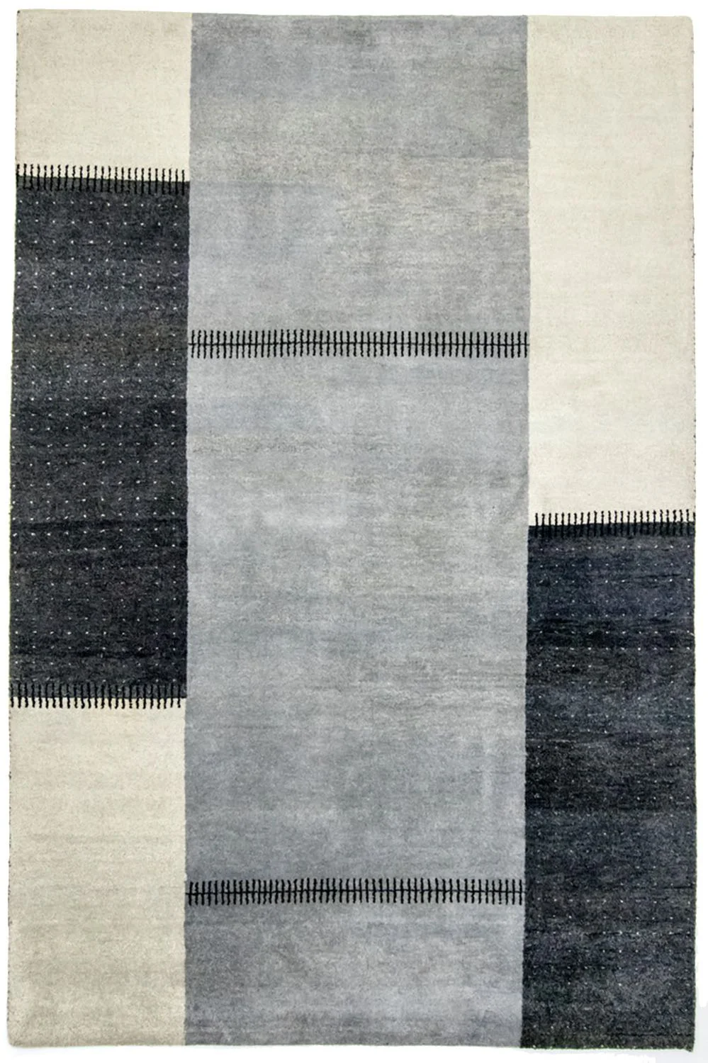 Gabbeh Teppich Indus 301x199cm - Wollteppich