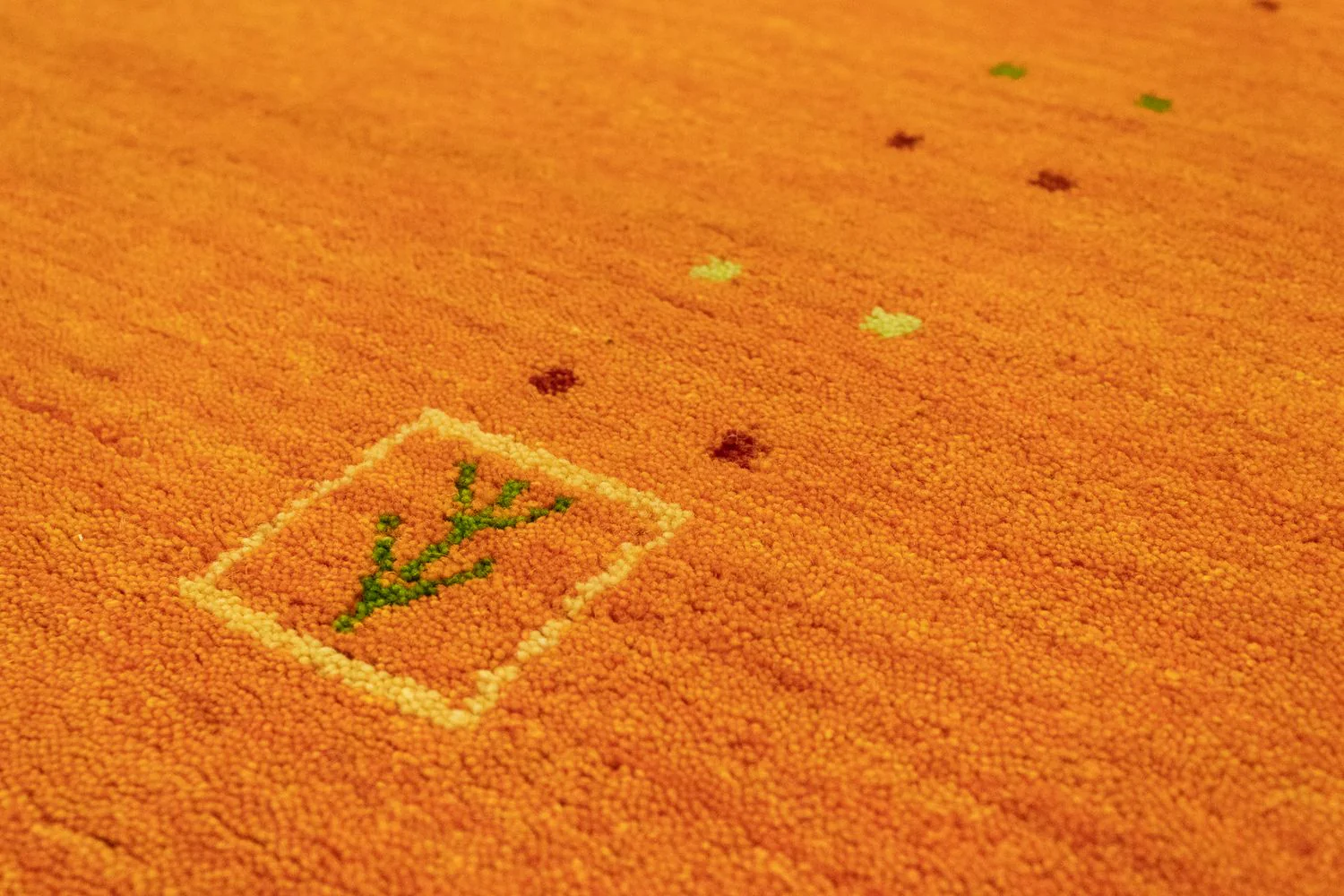 Gabbeh Teppich - Indus 350 x 80 cm - orange - Image 2