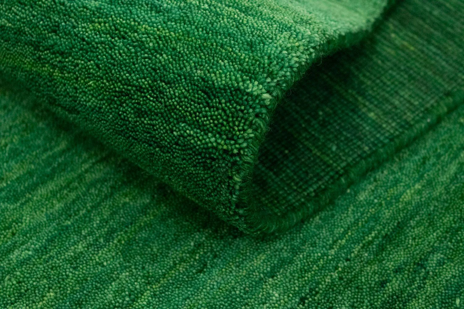 Gabbeh Teppich - Indus 400 x 80 cm - dunkelgrün - Image 3