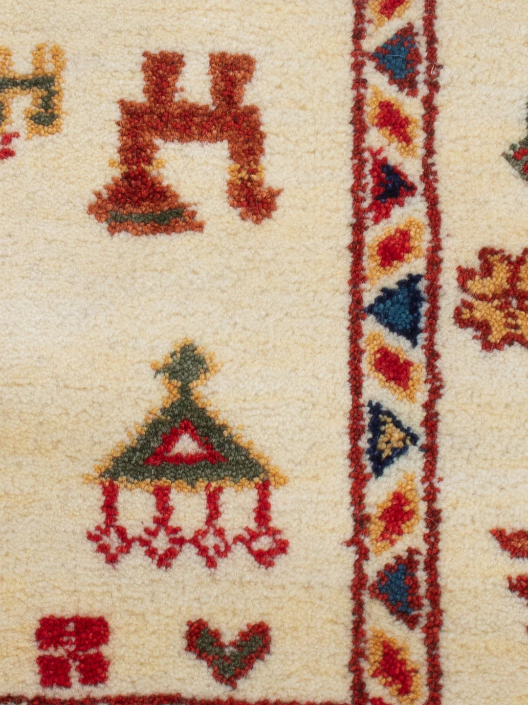 Gabbeh Teppich Indus 90x60cm - Wollteppich - Image 2