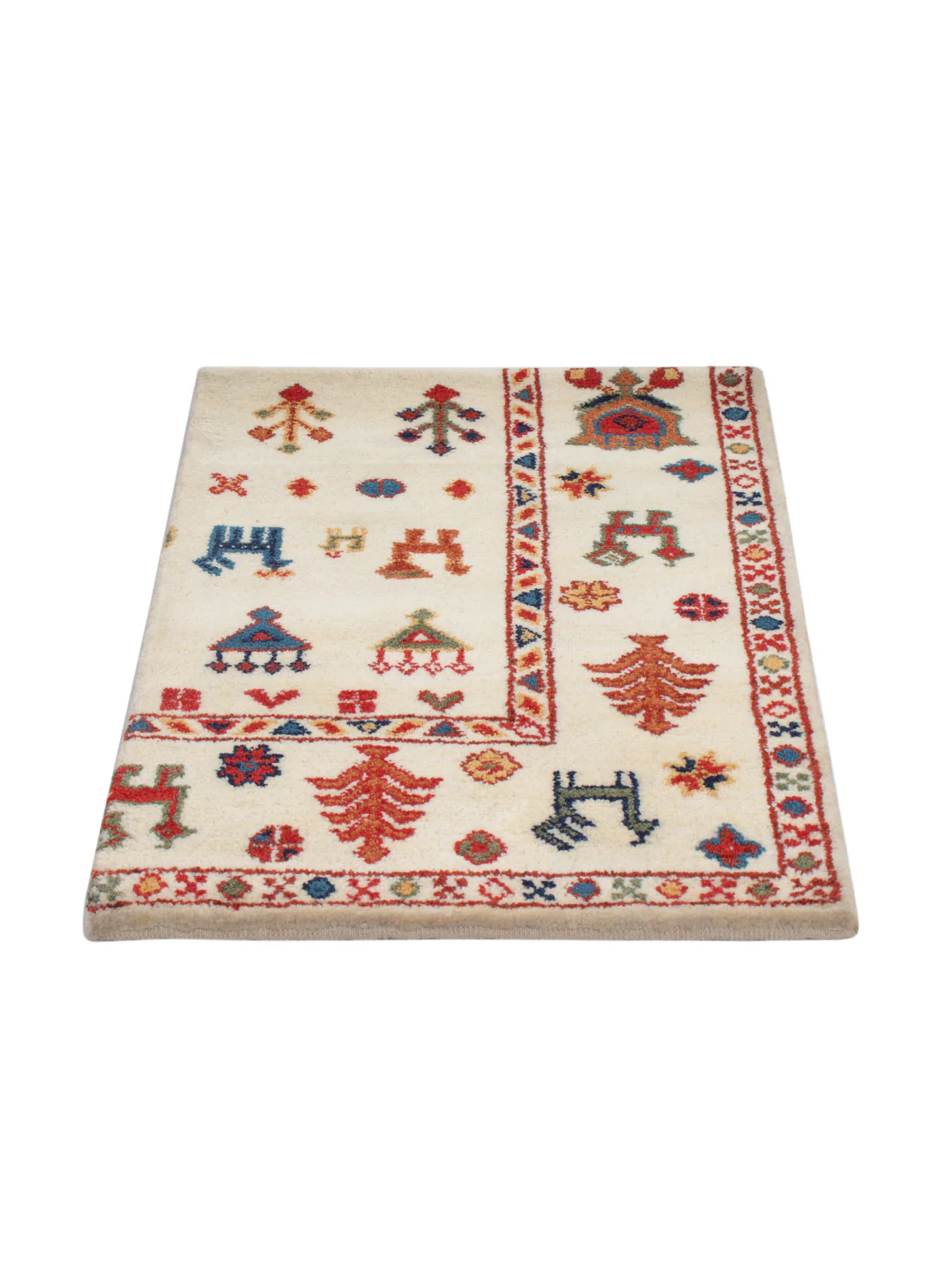 Gabbeh Teppich Indus 90x60cm - Wollteppich - Image 6