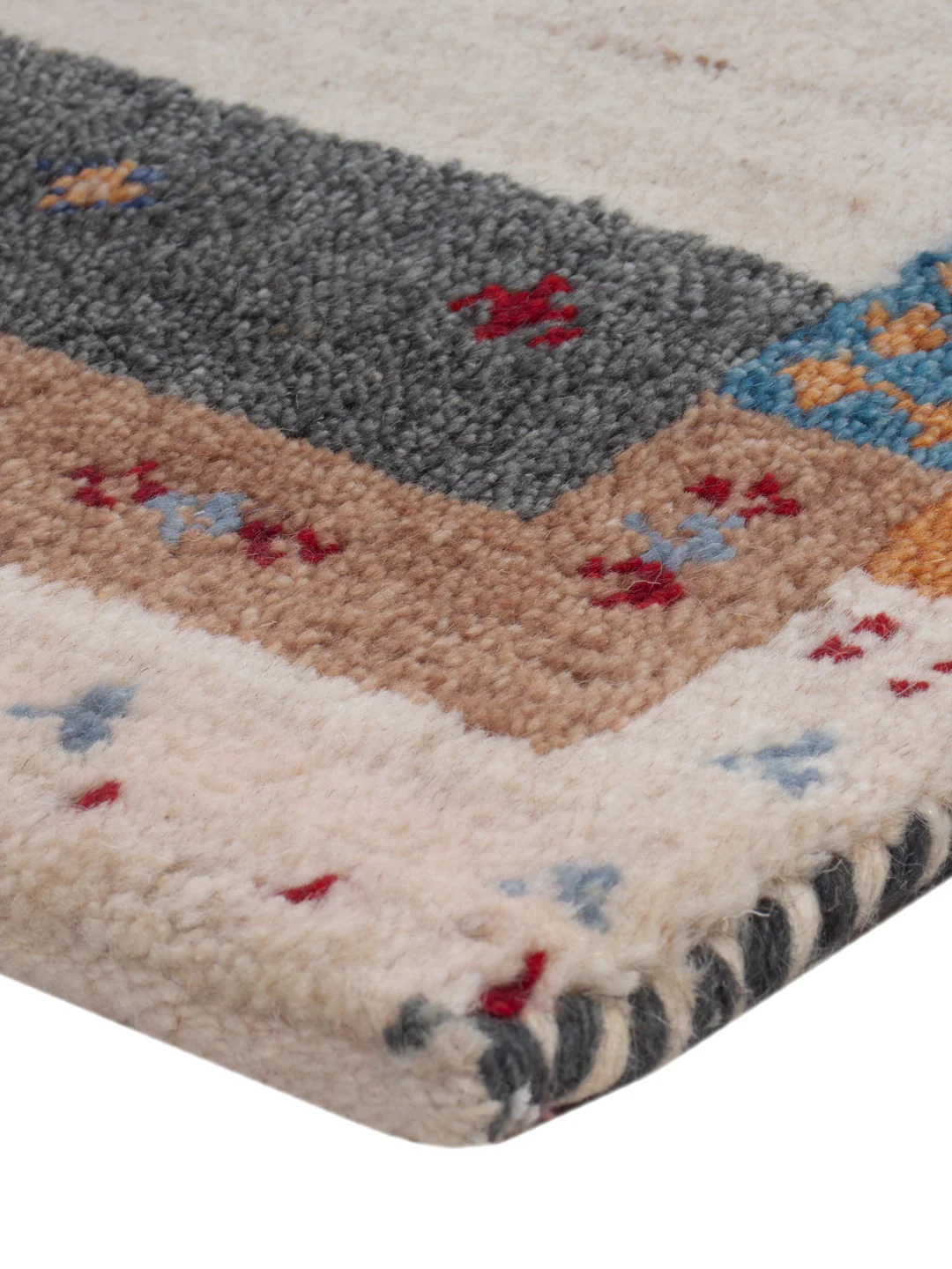 Gabbeh Teppich Indus 90x60cm - Wollteppich - Image 4