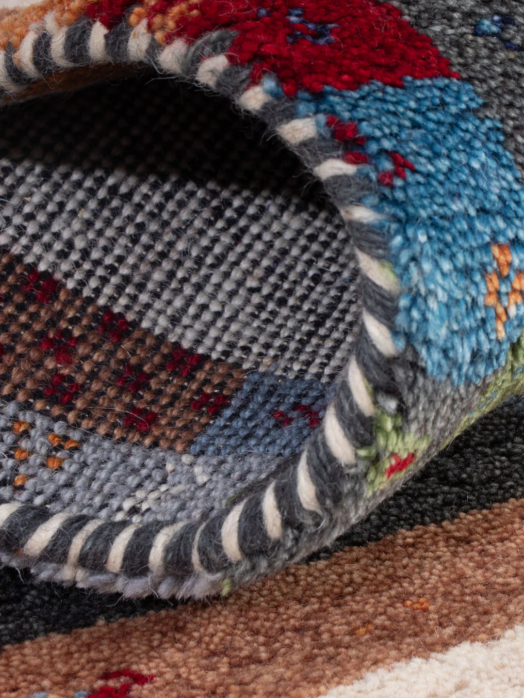 Gabbeh Teppich Indus 90x60cm - Wollteppich - Image 5