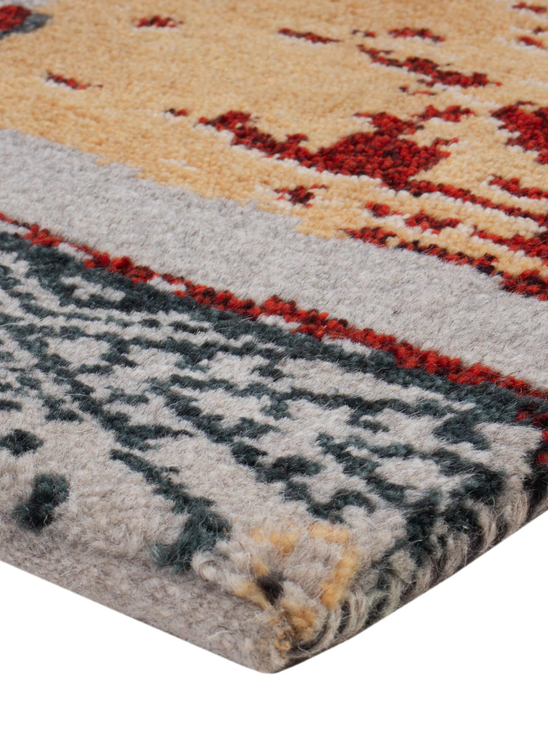 Gabbeh Teppich Indus 90x60cm - Wollteppich - Image 4