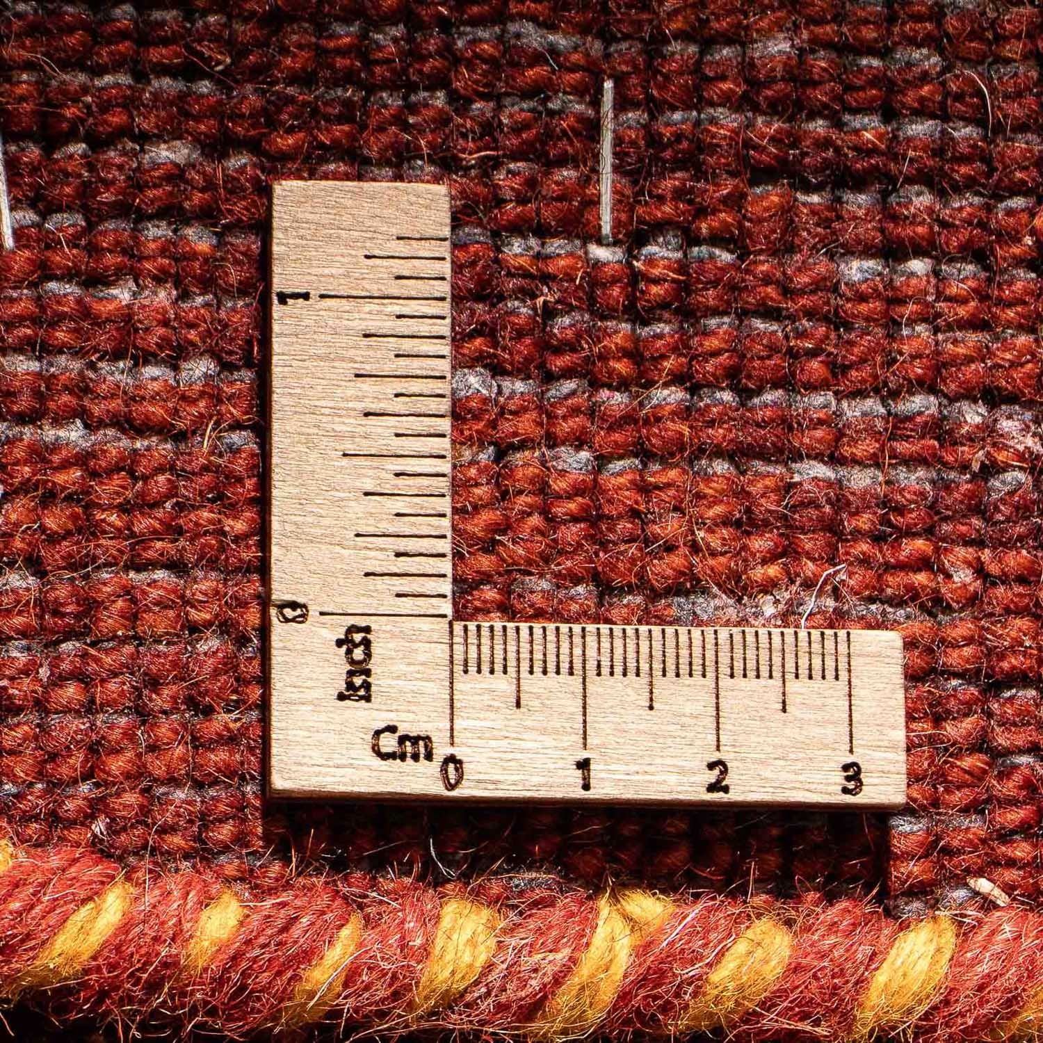 Gabbeh Teppich - Indus 90 x 60 cm - dunkelrot - Image 6