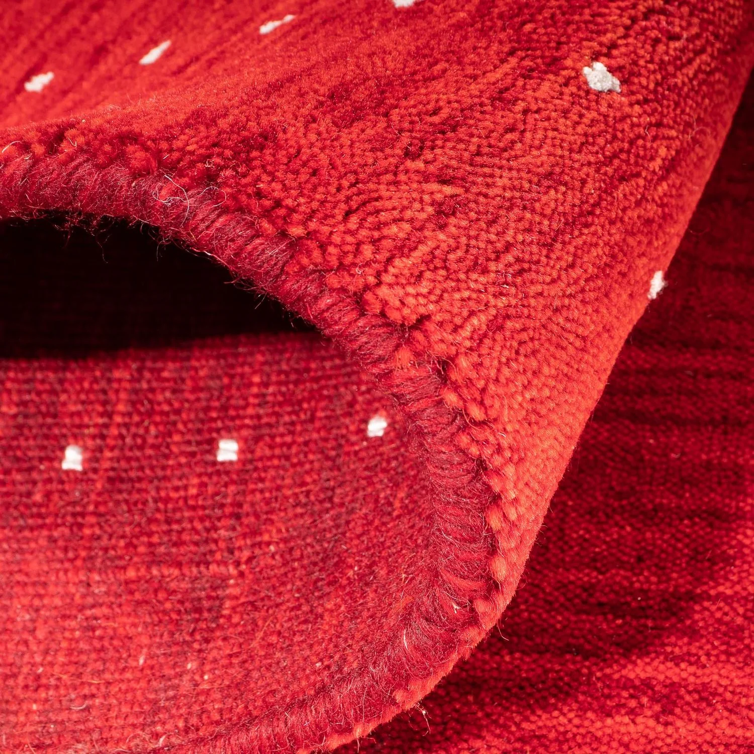 Gabbeh Teppich - Indus 90 x 60 cm - rot - Image 4