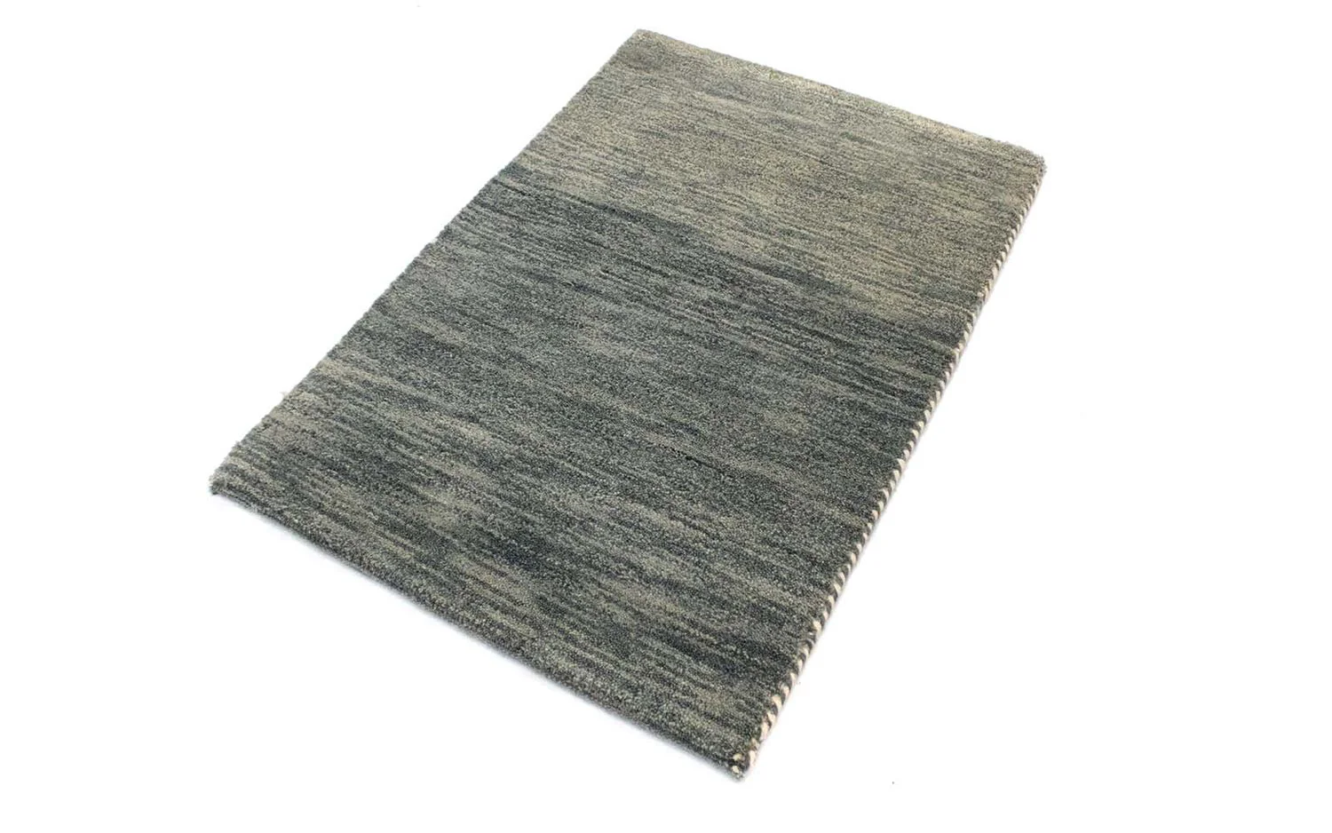 Gabbeh Teppich - Indus 90 x 60 cm - hellgrau - Image 4