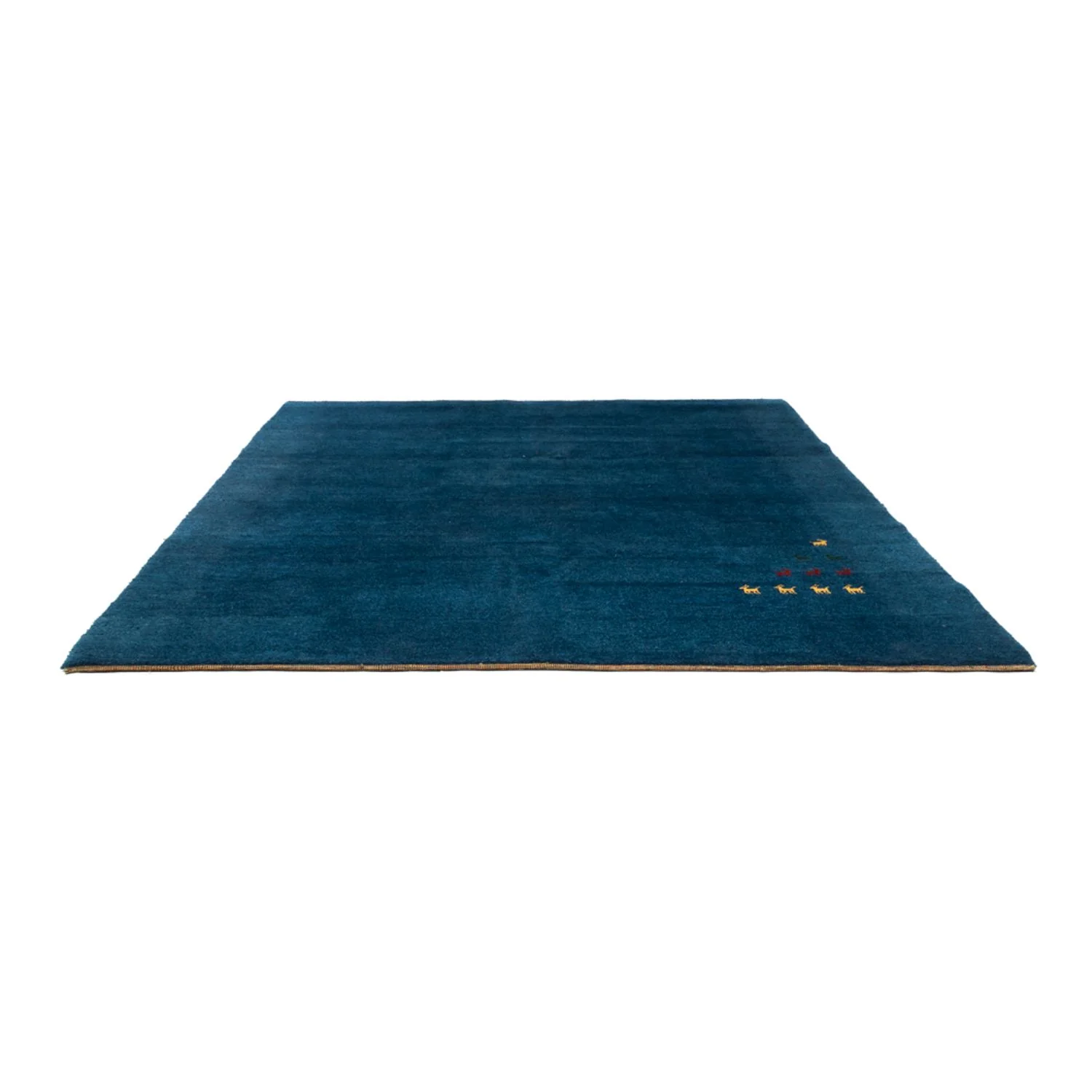 Gabbeh Teppich - Indus quadratisch  - 254 x 251 cm - blau - Image 5