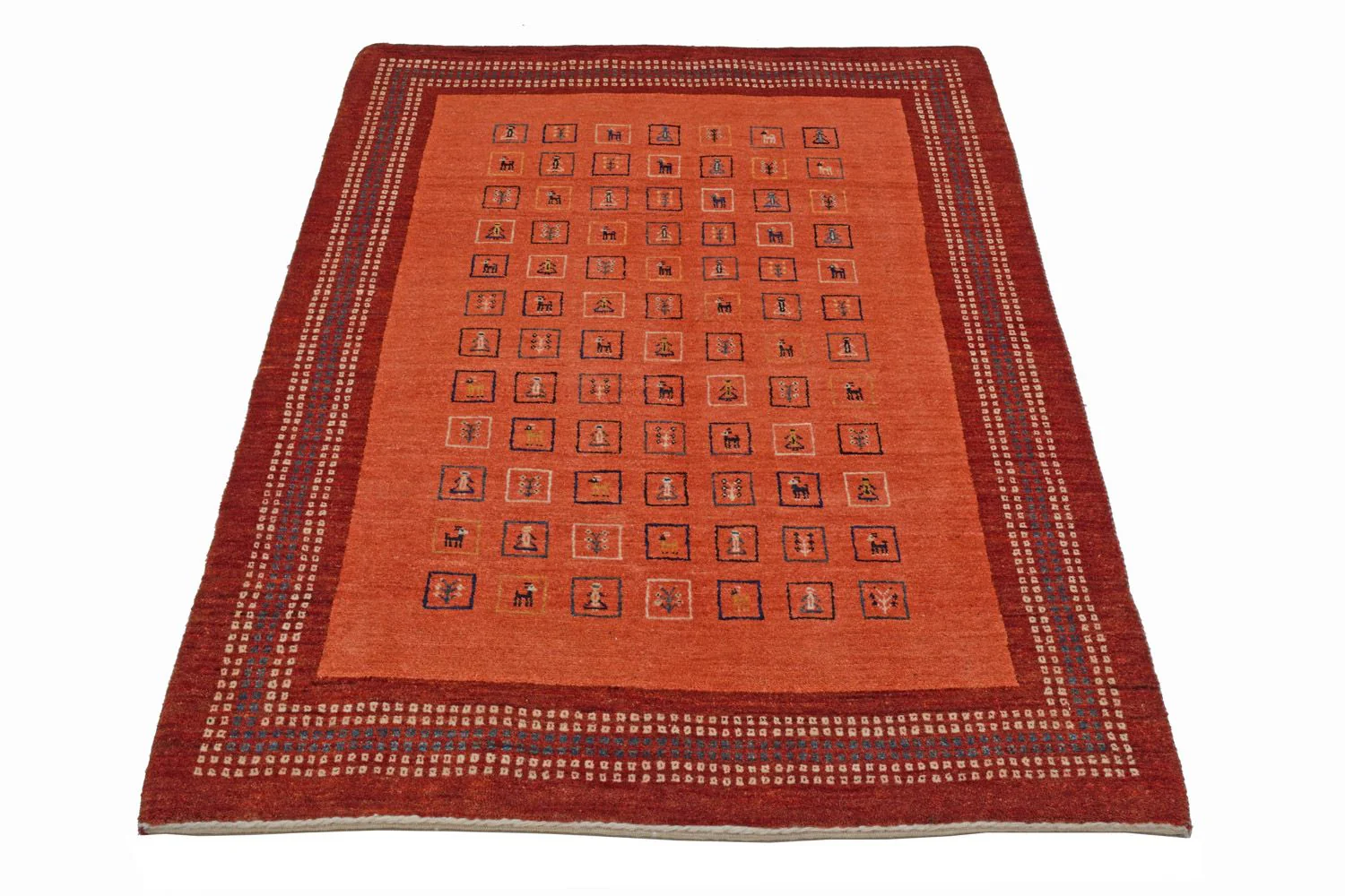 Gabbeh Teppich - Kaschkuli Perser 149 x 103 cm - rot - Image 4