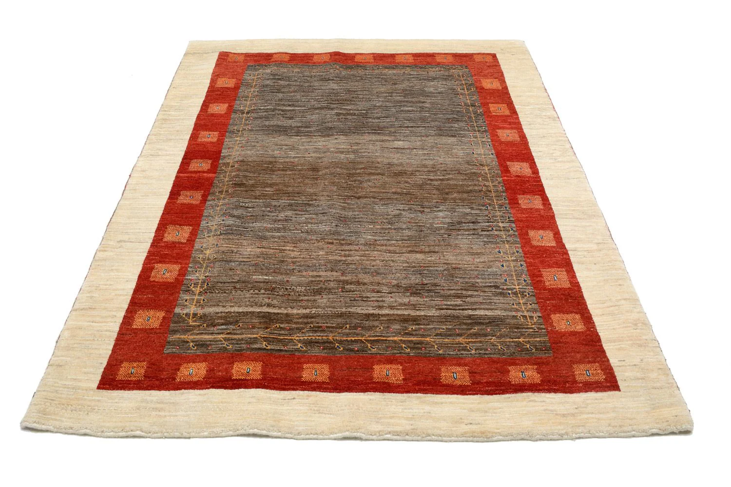 Gabbeh Teppich - Kaschkuli Perser 205 x 150 cm - braun - Image 3