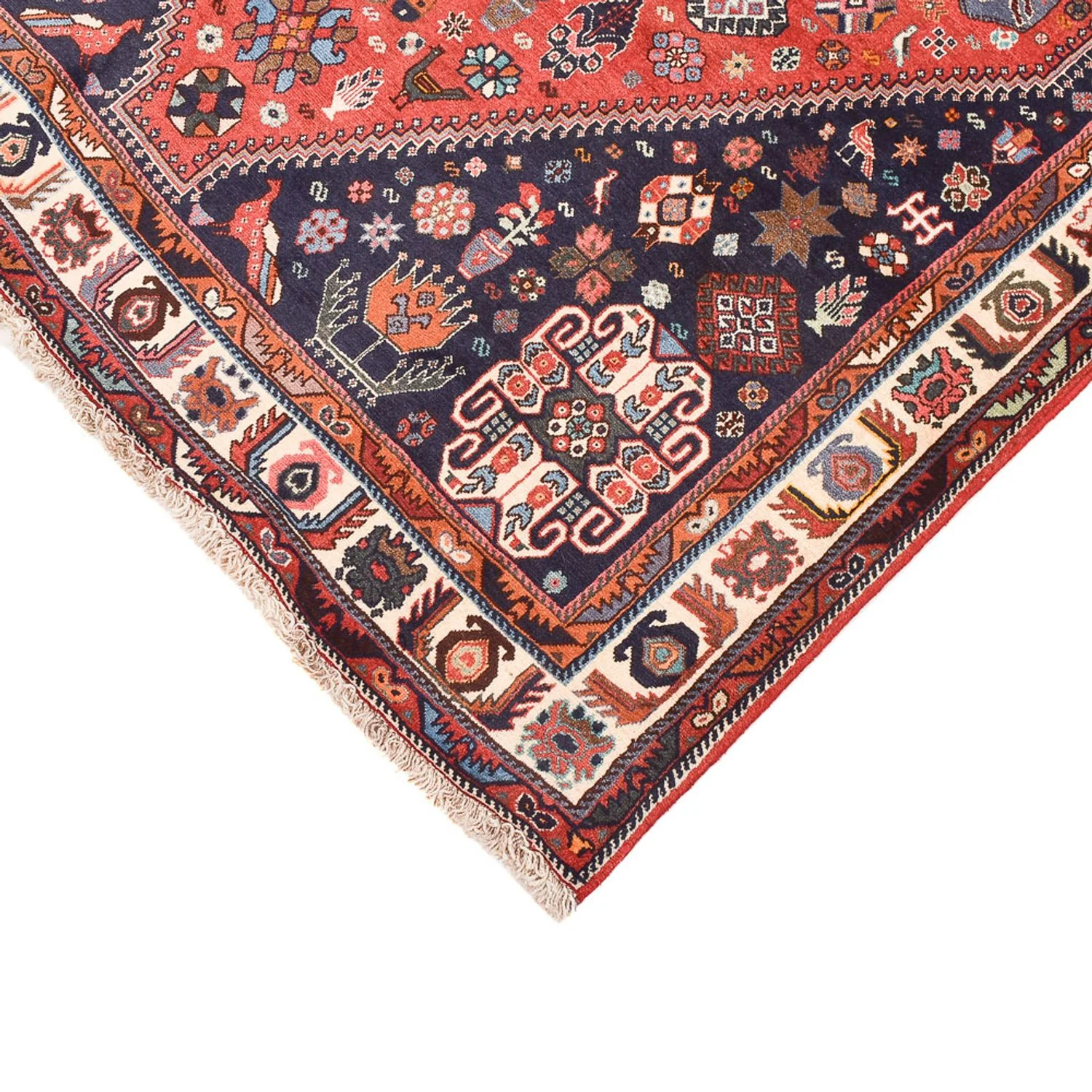 Gabbeh Teppich - Kaschkuli Perser - 255 x 155 cm - hellrot - Image 2