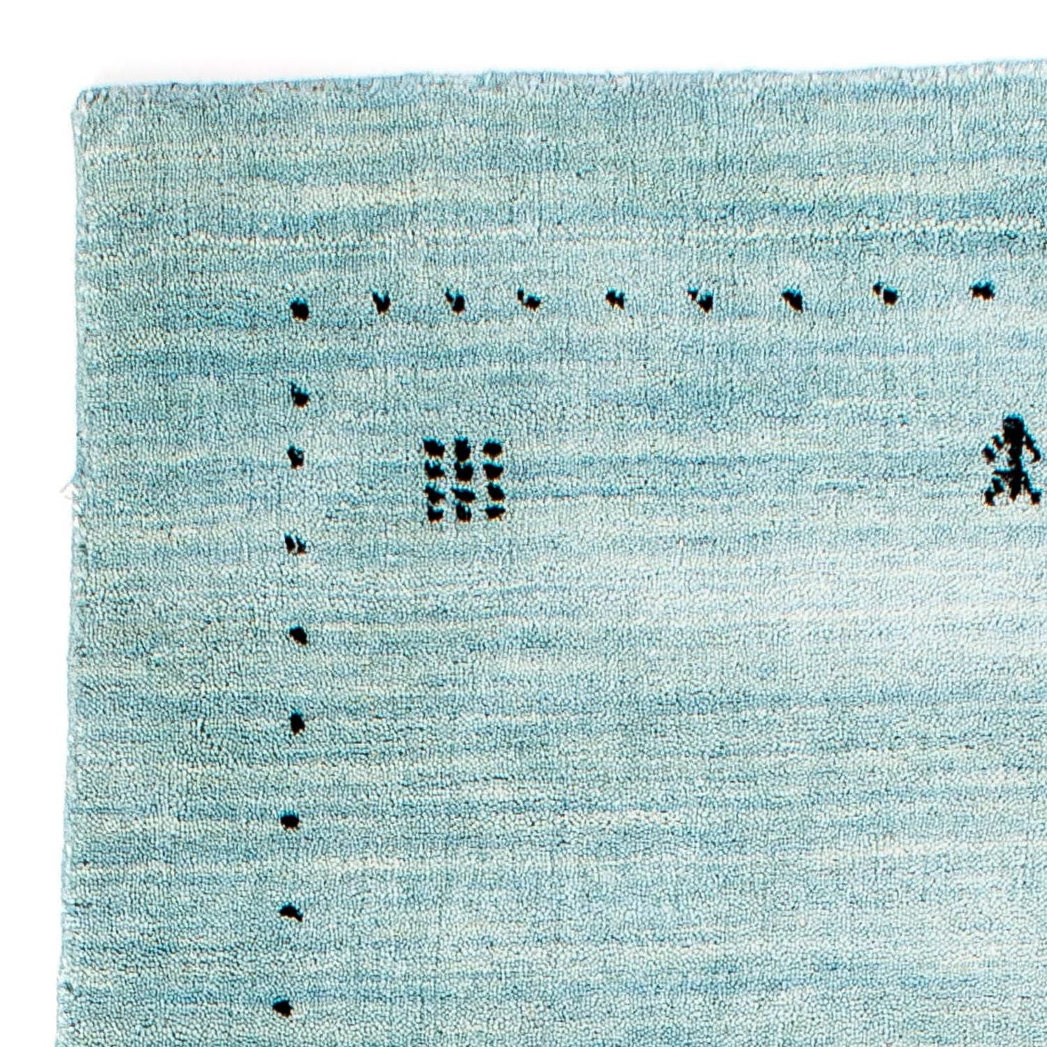 Gabbeh Teppich - Loribaft Indus 140 x 70 cm - hellblau - Image 3