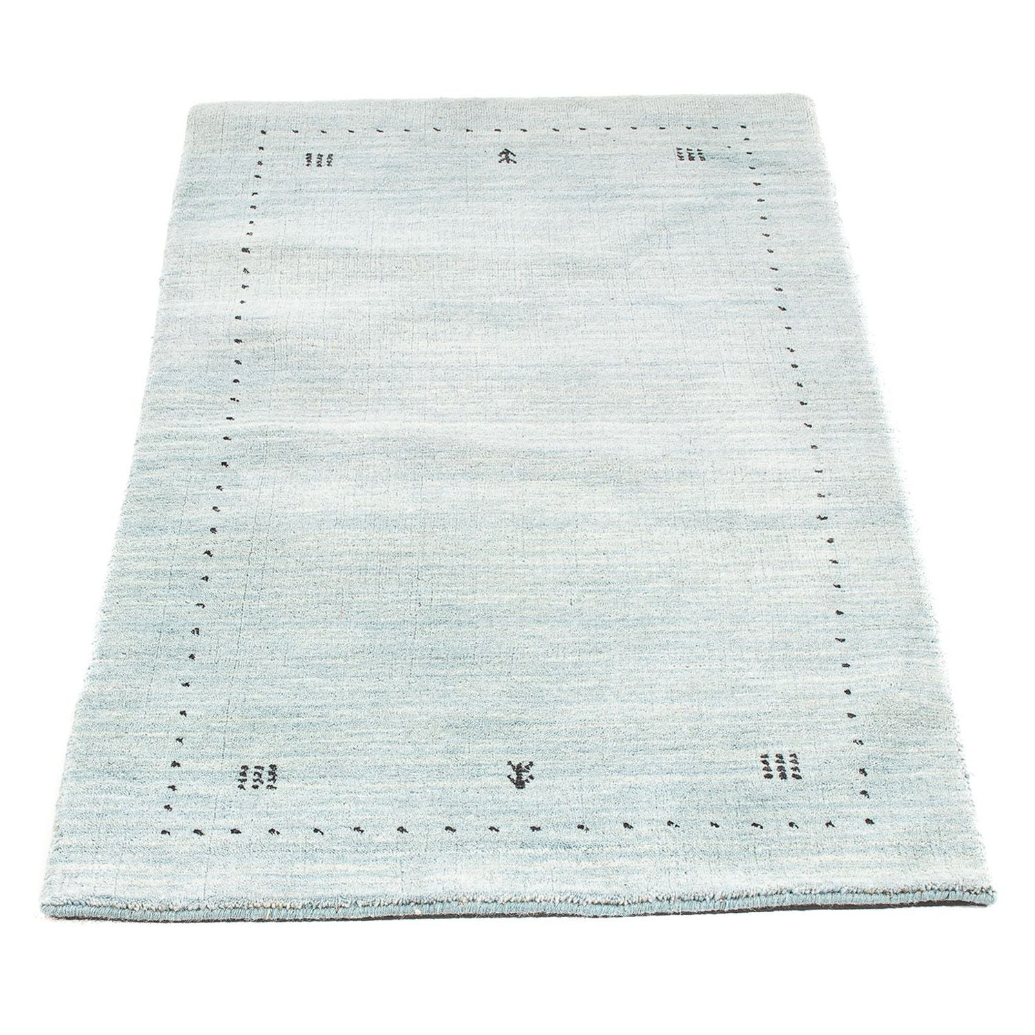 Gabbeh Teppich - Loribaft Indus 140 x 70 cm - hellblau - Image 5