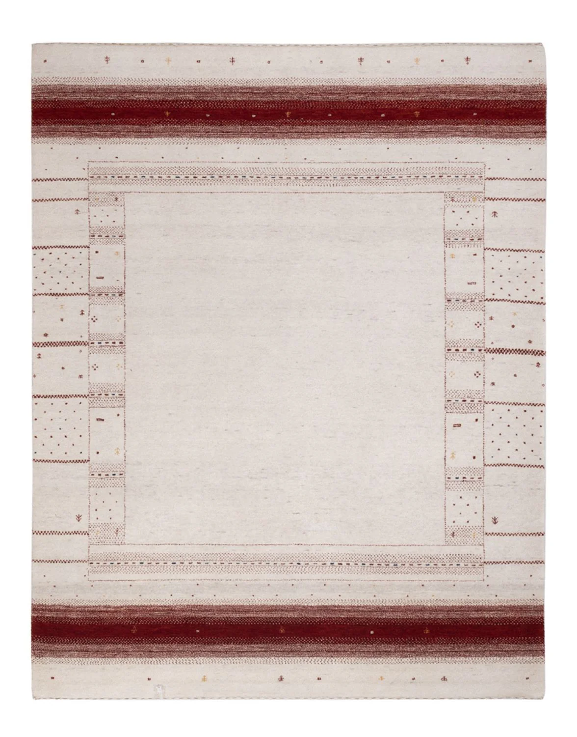 Indo Loribaft Teppich 190x148cm - Wollteppich