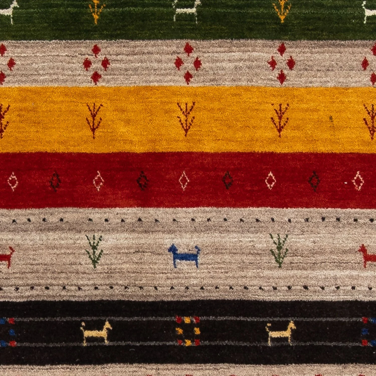Gabbeh Teppich - Loribaft Indus 200 x 140 cm - mehrfarbig - Image 2