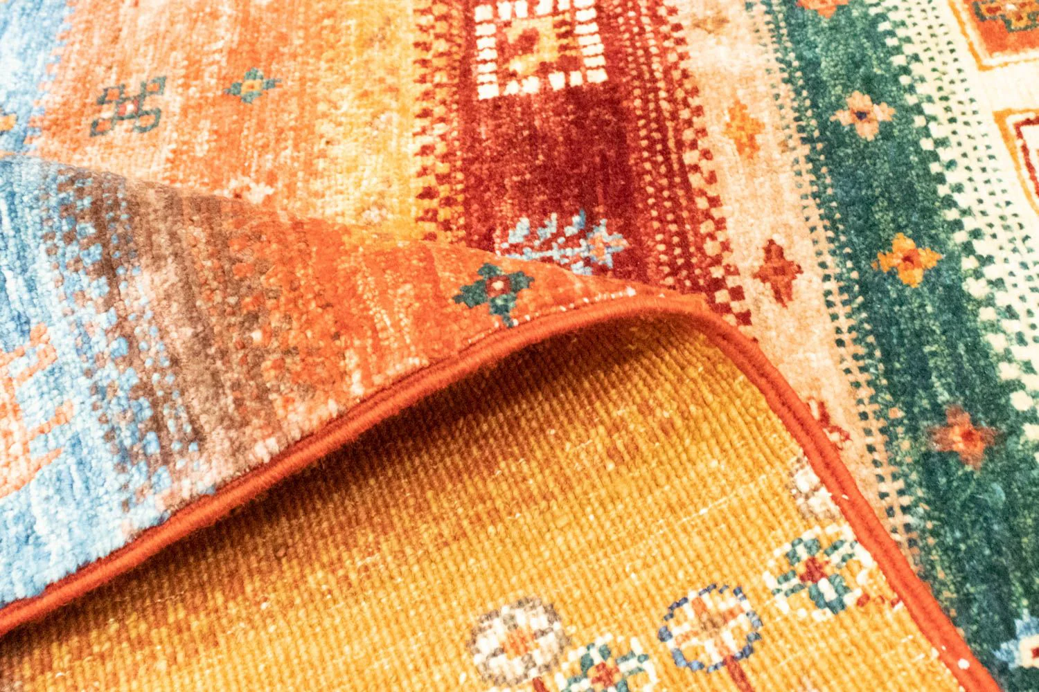 Gabbeh Teppich - Loribaft Indus 200 x 150 cm - mehrfarbig - Image 4