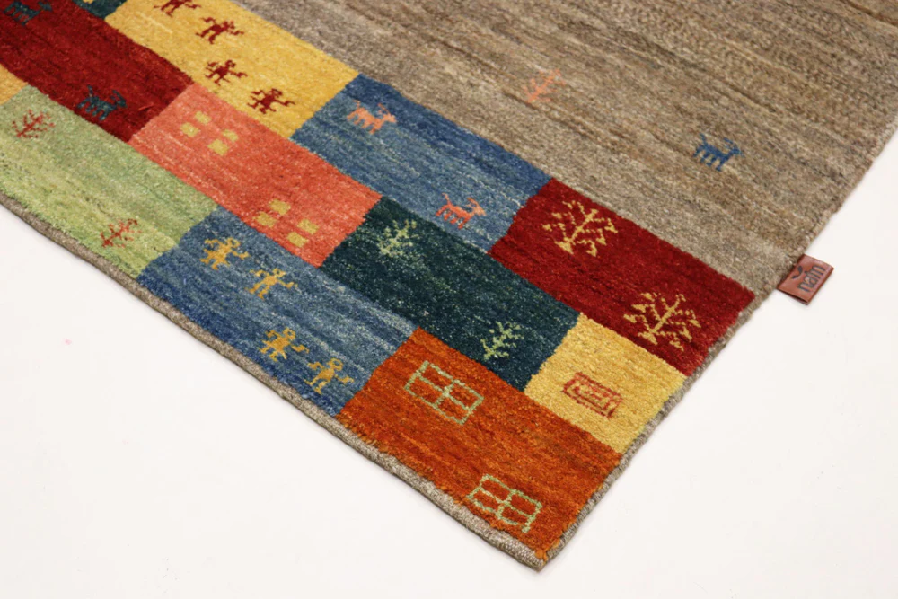 Gabbeh Teppich - Loribaft Indus - 236 x 170 cm - mehrfarbig - Image 3