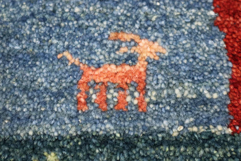 Gabbeh Teppich - Loribaft Indus - 236 x 170 cm - mehrfarbig - Image 6