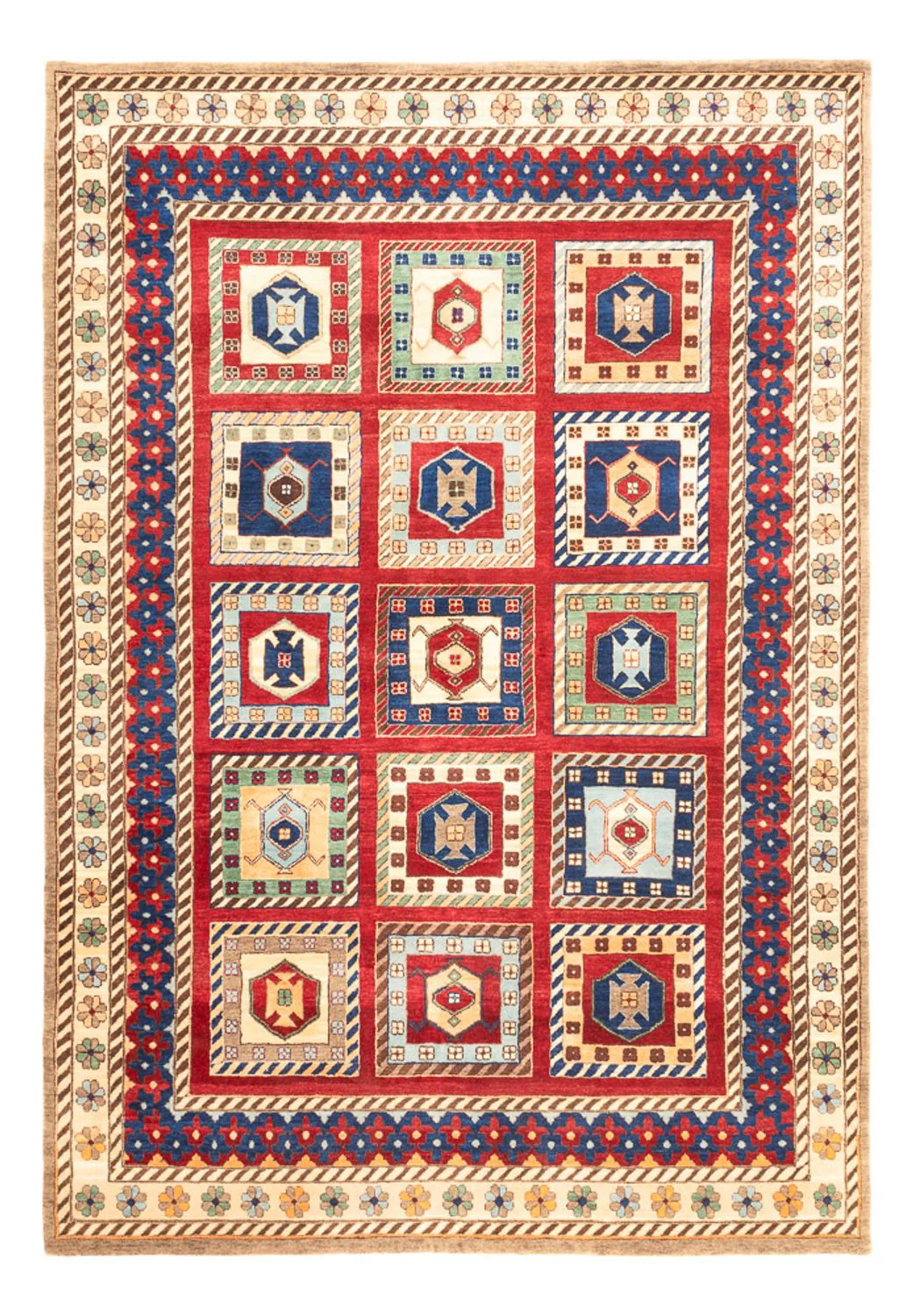 Indo Loribaft Teppich 241x168cm - Wollteppich