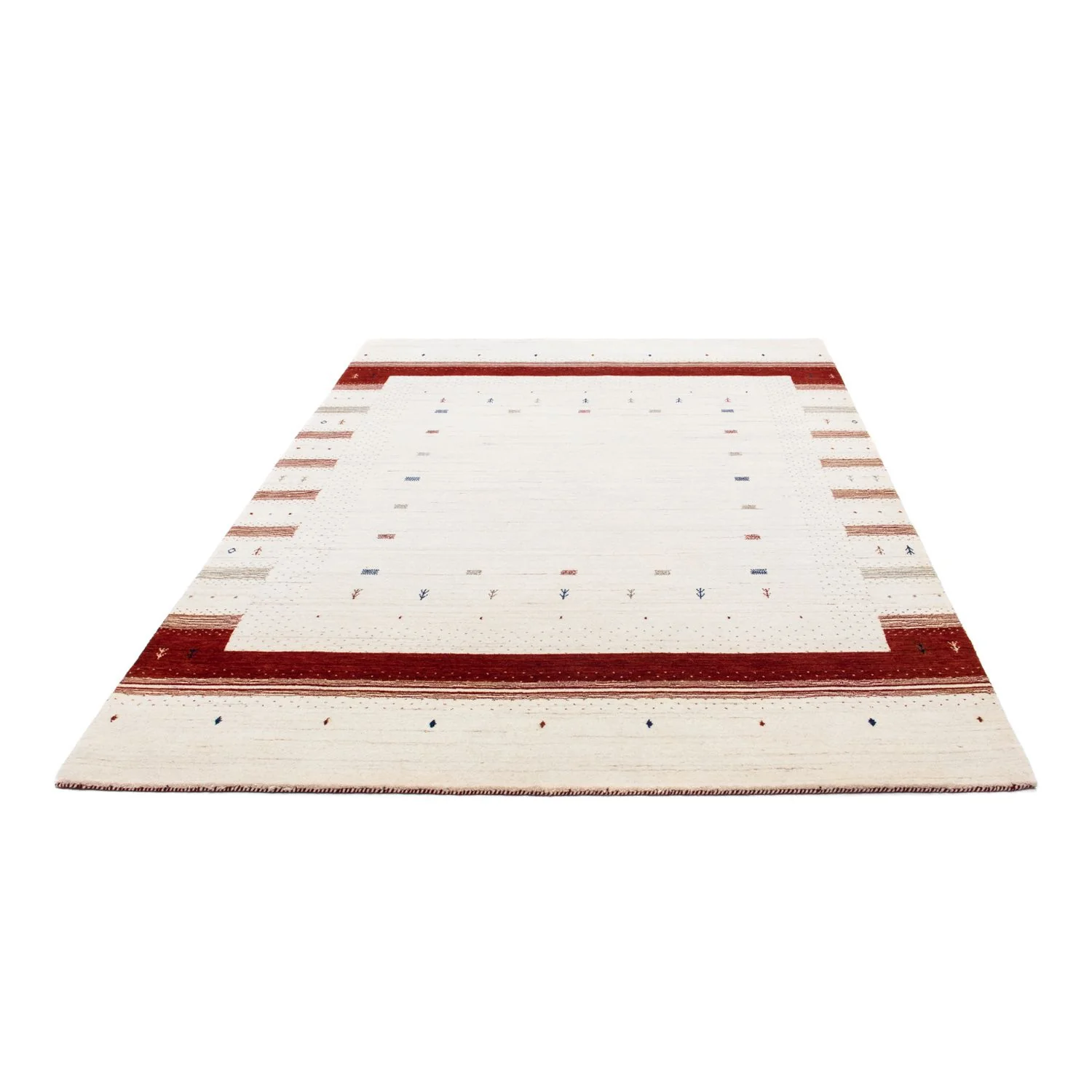 Gabbeh Teppich - Loribaft Indus 245 x 170 cm - beige - Image 5