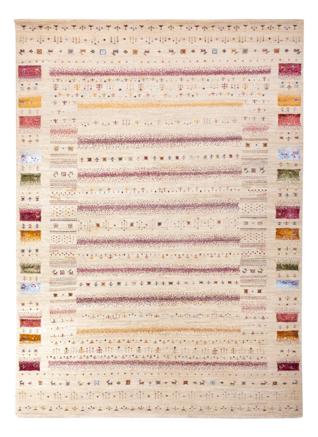 Indo Loribaft Teppich 245x174cm - Wollteppich