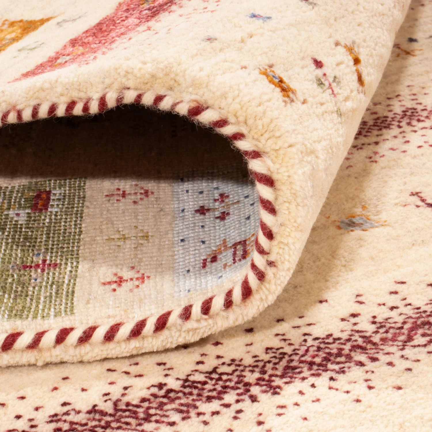 Indo Loribaft Teppich 245x174cm - Wollteppich - Image 4
