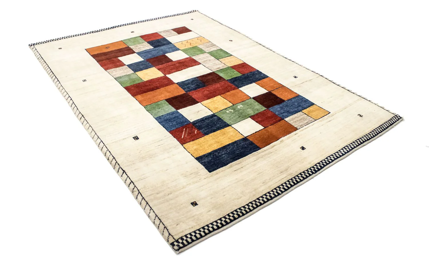 Gabbeh Teppich - Loribaft Indus 249 x 175 cm - bunt - Image 3