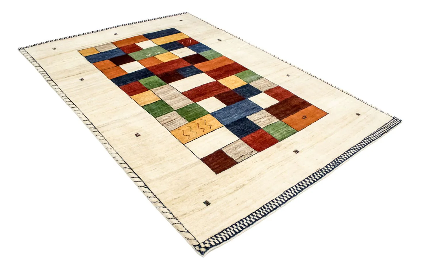 Gabbeh Teppich - Loribaft Indus 249 x 175 cm - bunt - Image 4