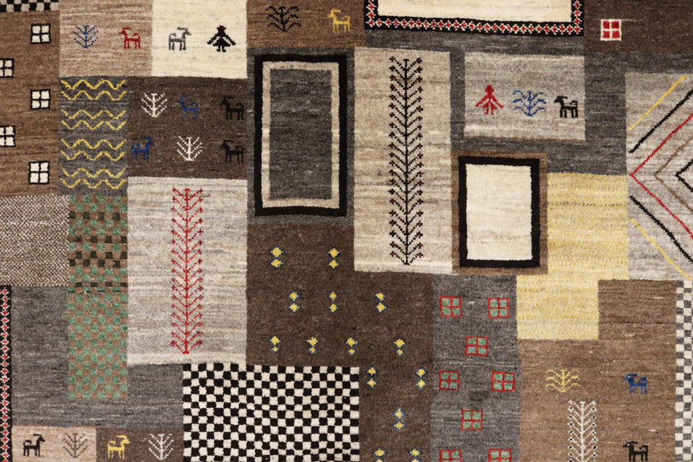 Gabbeh Teppich - Loribaft Indus - 251 x 181 cm - mehrfarbig - Image 8