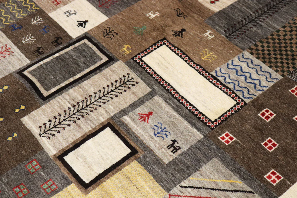 Gabbeh Teppich - Loribaft Indus - 251 x 181 cm - mehrfarbig - Image 9