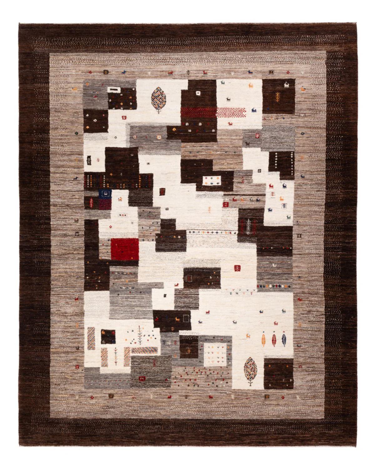 Indo Loribaft Teppich 299x244cm - Wollteppich
