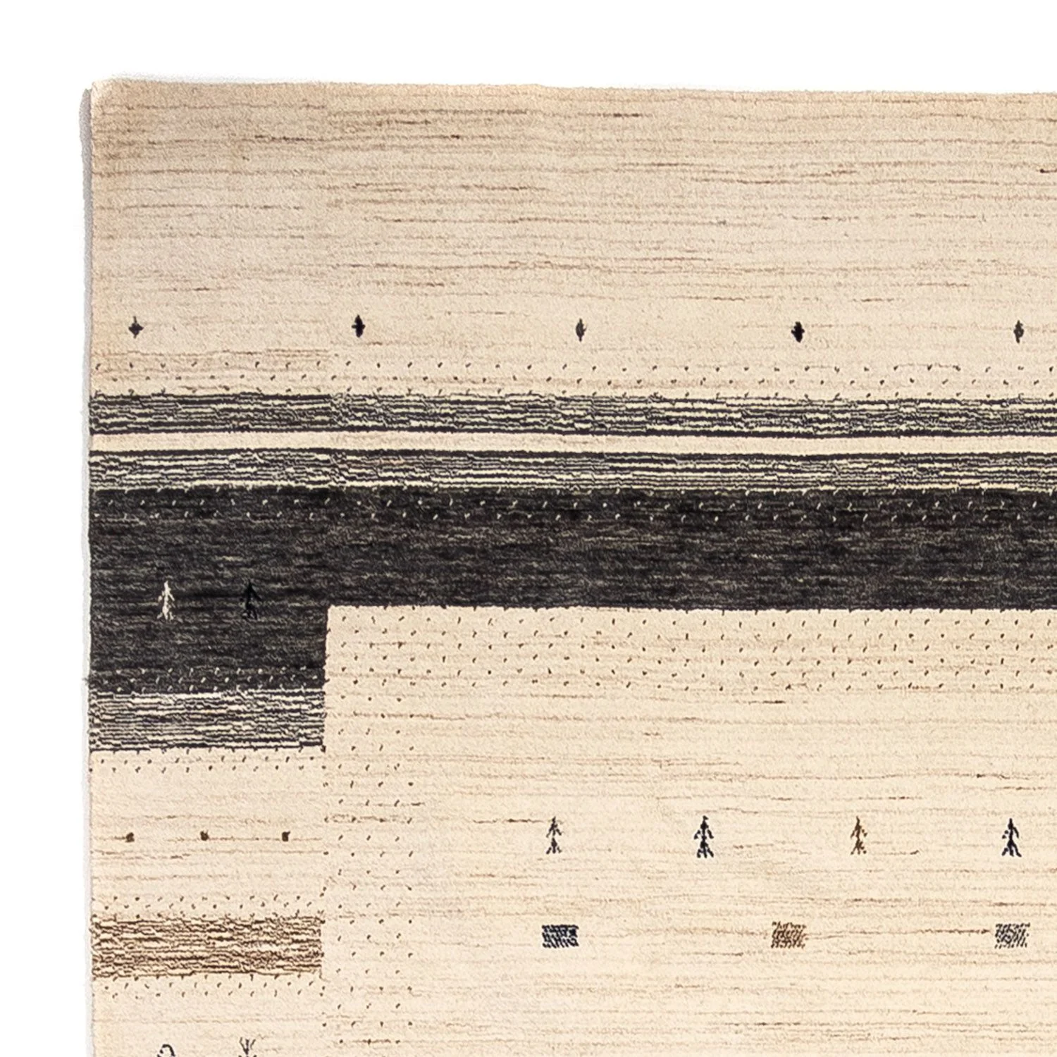 Gabbeh Teppich - Loribaft Indus 304 x 200 cm - beige - Image 3