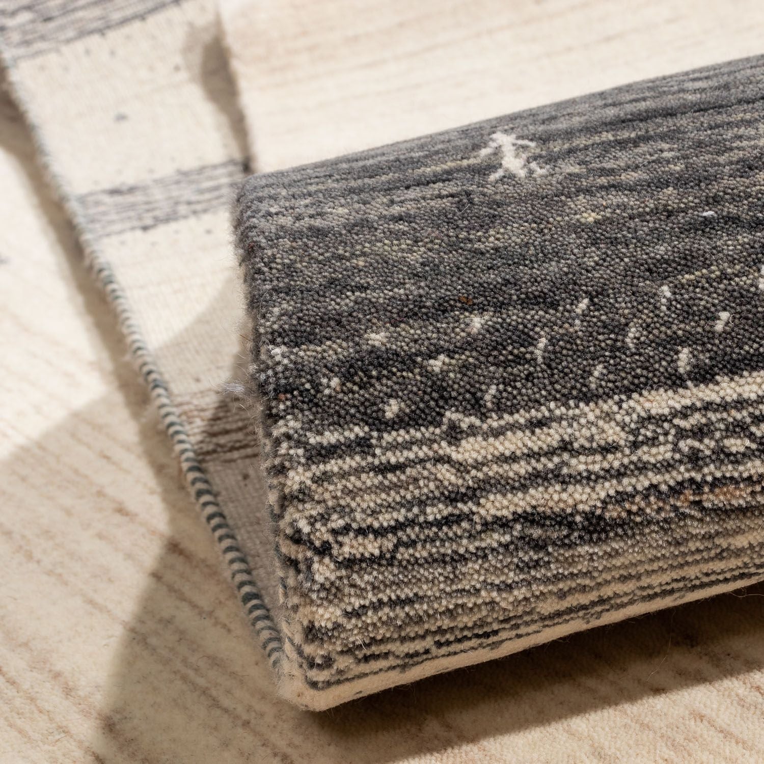 Gabbeh Teppich - Loribaft Indus 304 x 200 cm - beige - Image 4