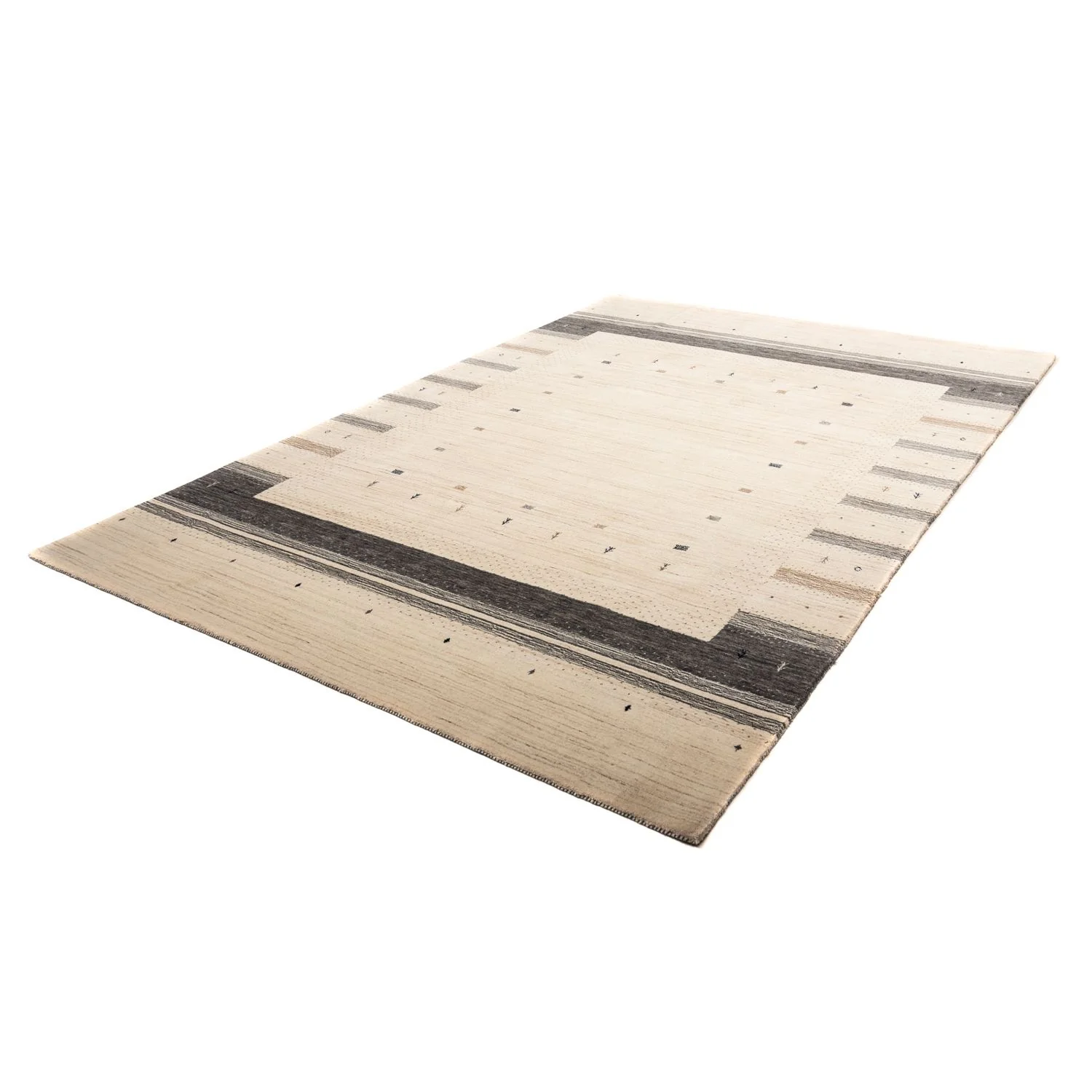 Gabbeh Teppich - Loribaft Indus 304 x 200 cm - beige - Image 5