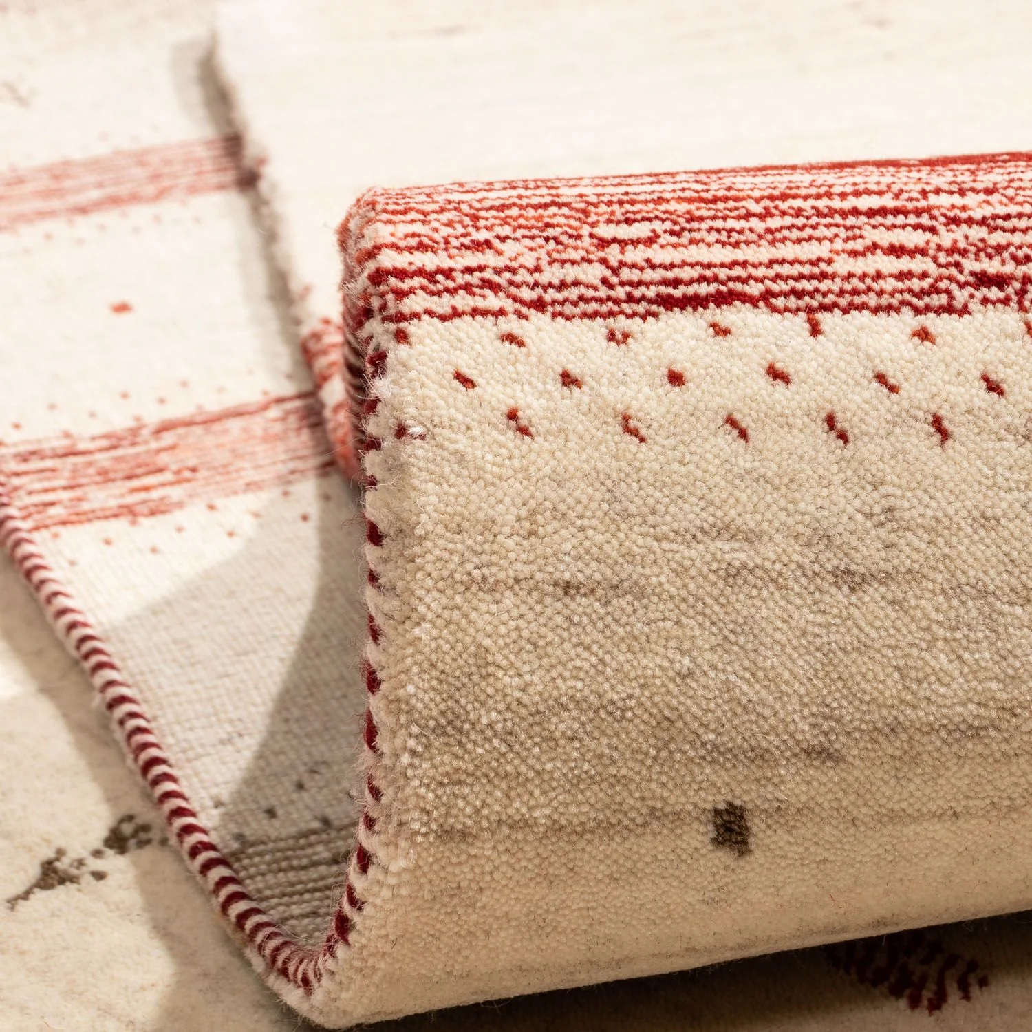 Gabbeh Teppich - Loribaft Indus 304 x 207 cm - beige - Image 4