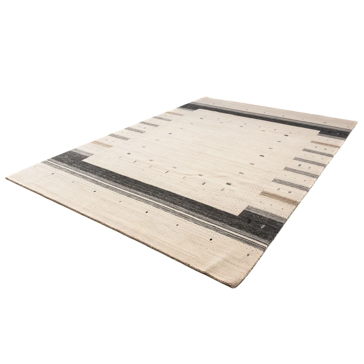 Gabbeh Teppich - Loribaft Indus 304 x 207 cm - beige - Image 5
