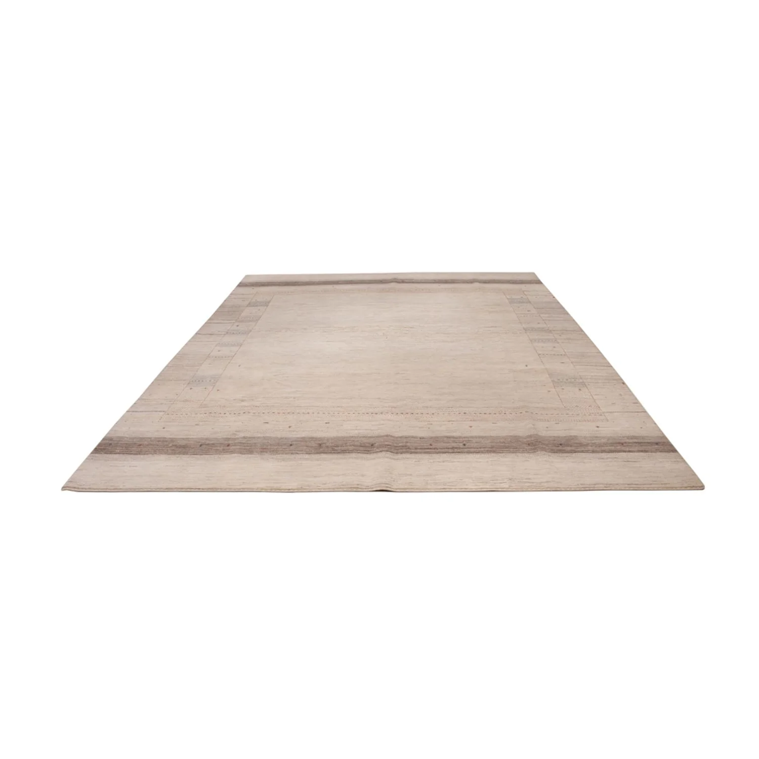 Gabbeh Teppich - Loribaft Indus - 396 x 300 cm - taupe - Image 5