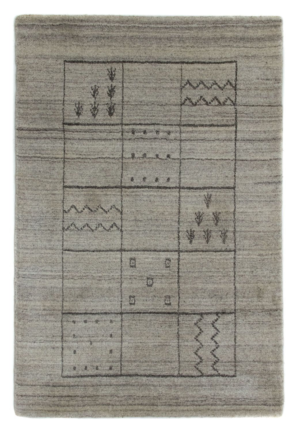 Gabbeh Teppich - Loribaft Indus 90 x 60 cm Fußmatte