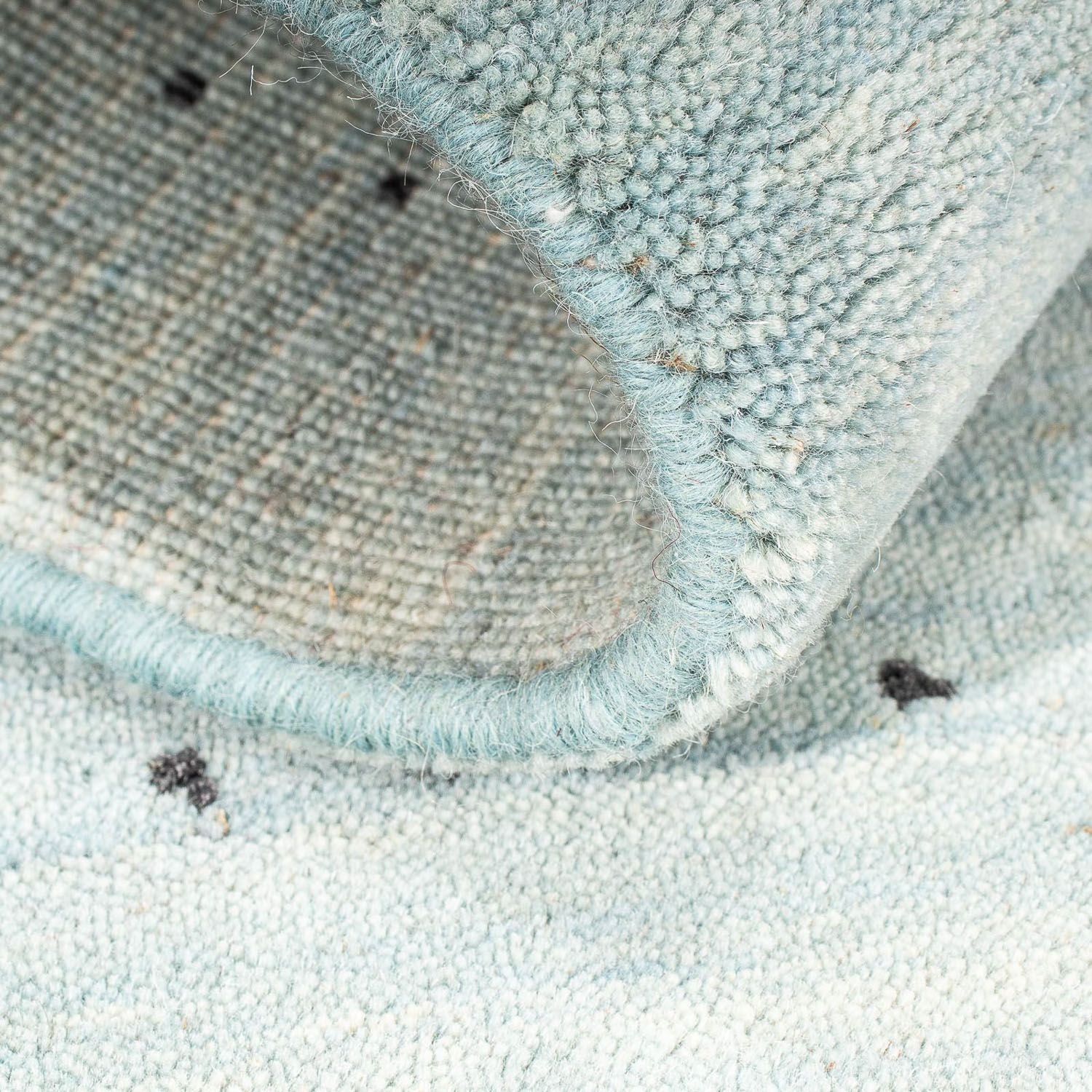 Gabbeh Teppich - Loribaft Indus 95 x 65 cm - hellblau - Image 4