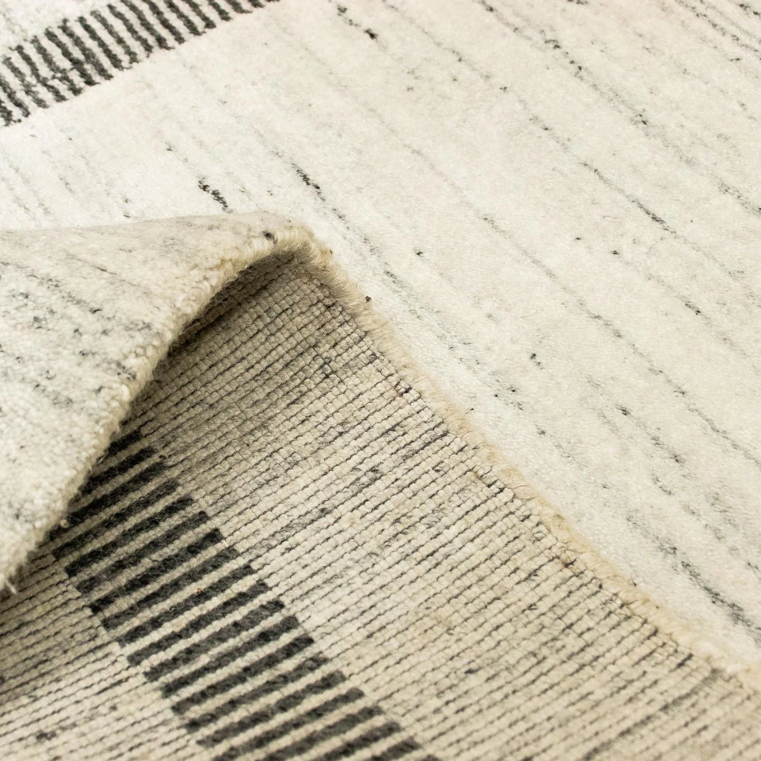 Gabbeh Teppich - Loribaft Perser 140 x 70 cm - grau - Image 4